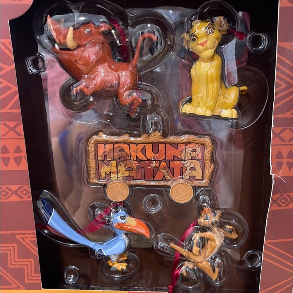 Disney The Lion King Christmas Ornament Set